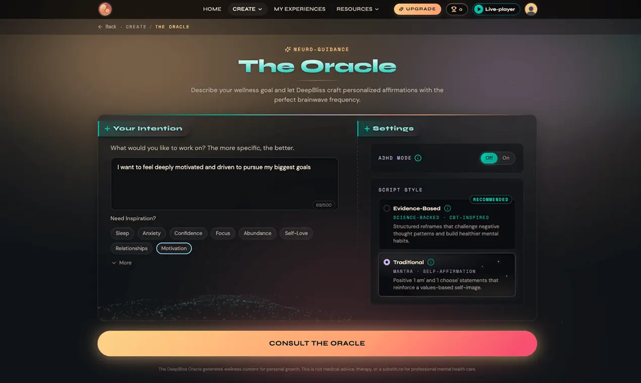 Screenshot 6 of DeepBliss.me