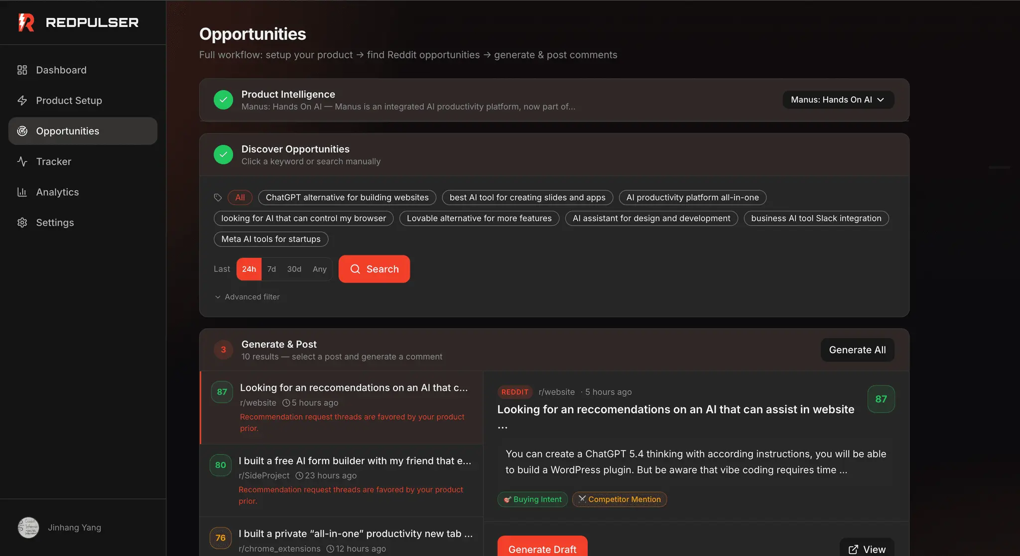 Screenshot 2 of RedPulser