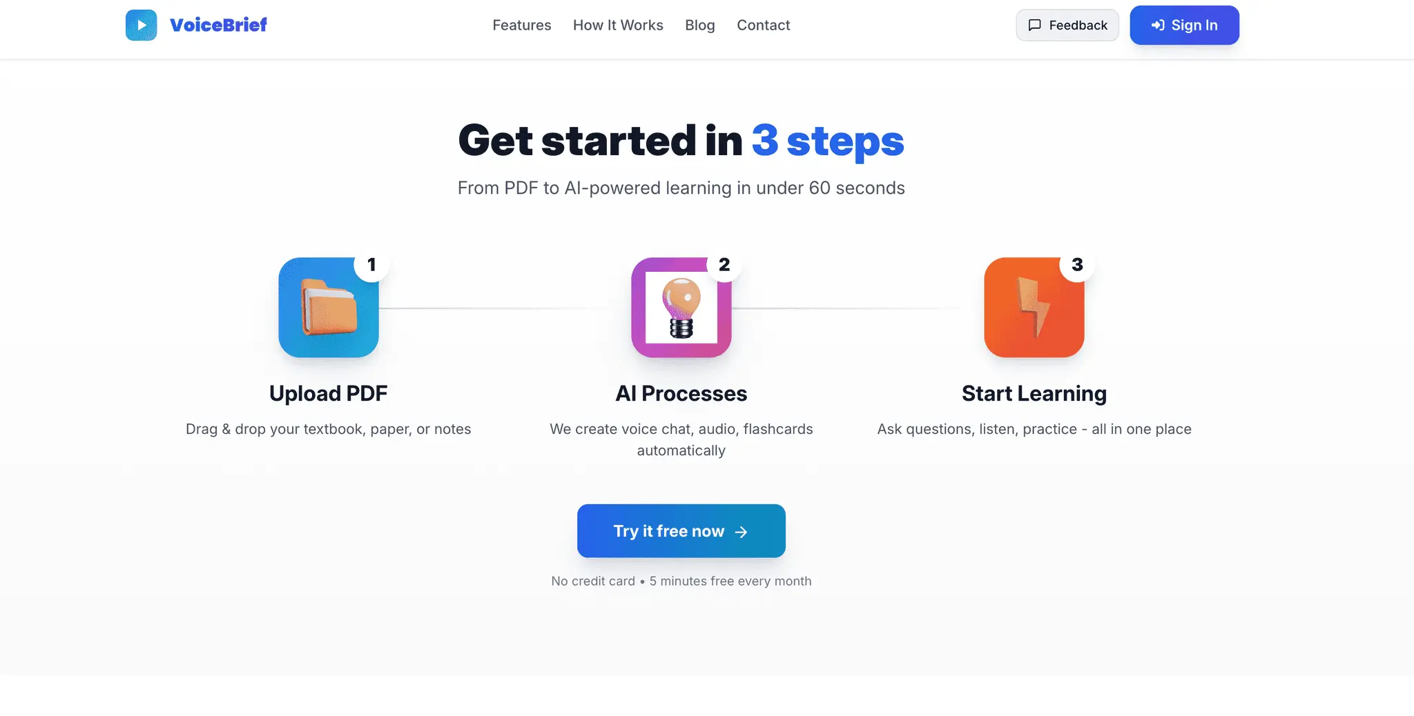 Screenshot 2 of voicebrief.io