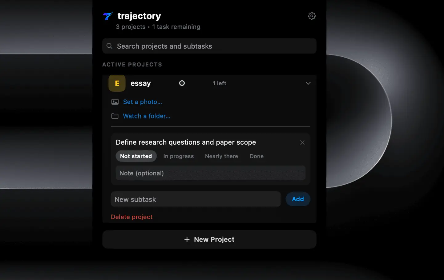 Screenshot 5 of trajectory Notch
