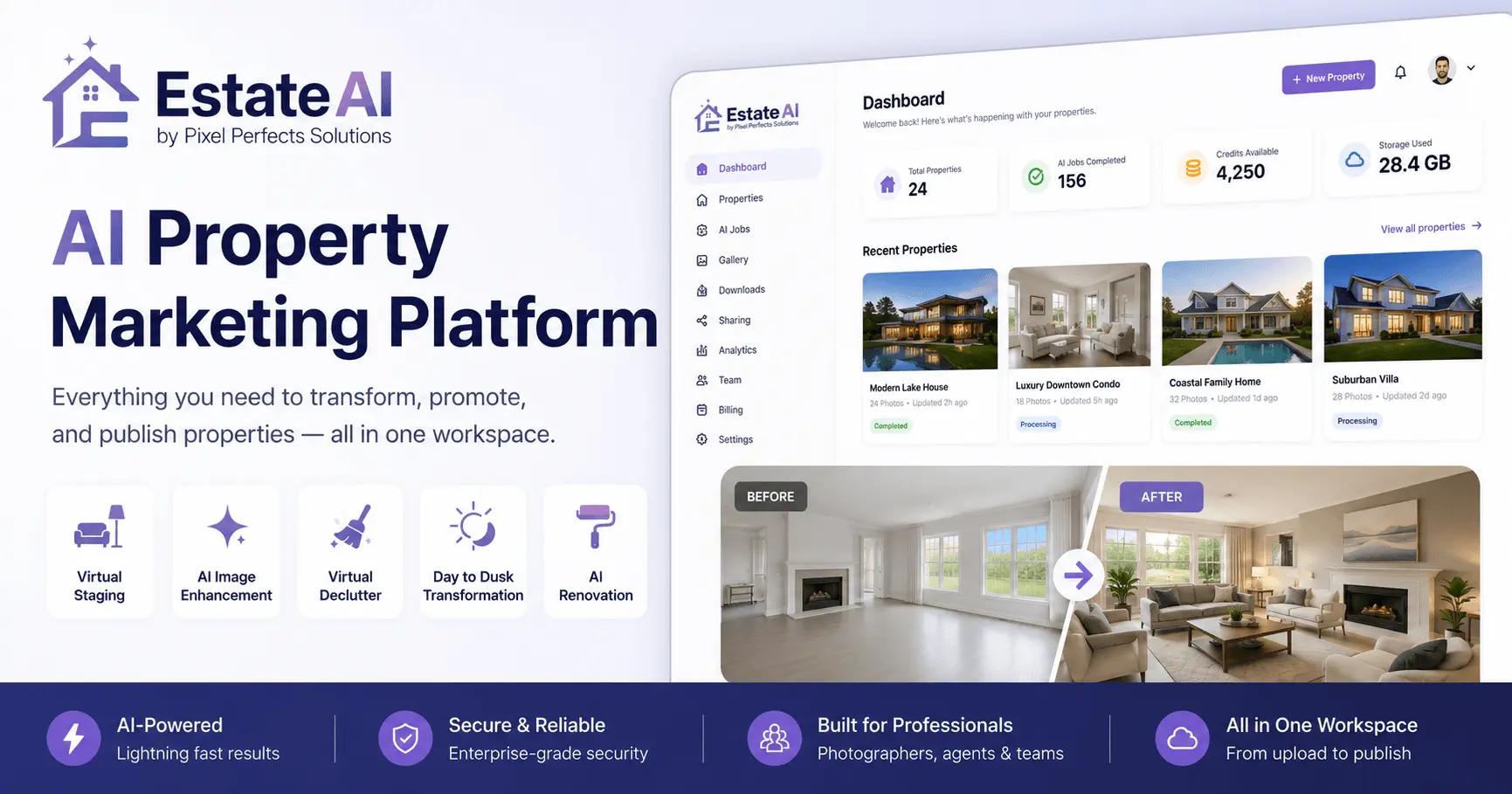 Screenshot 1 of EstateAI By Pixel Perfects Solutions