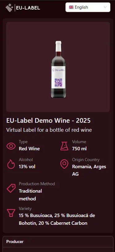 Screenshot 1 of EU-Label