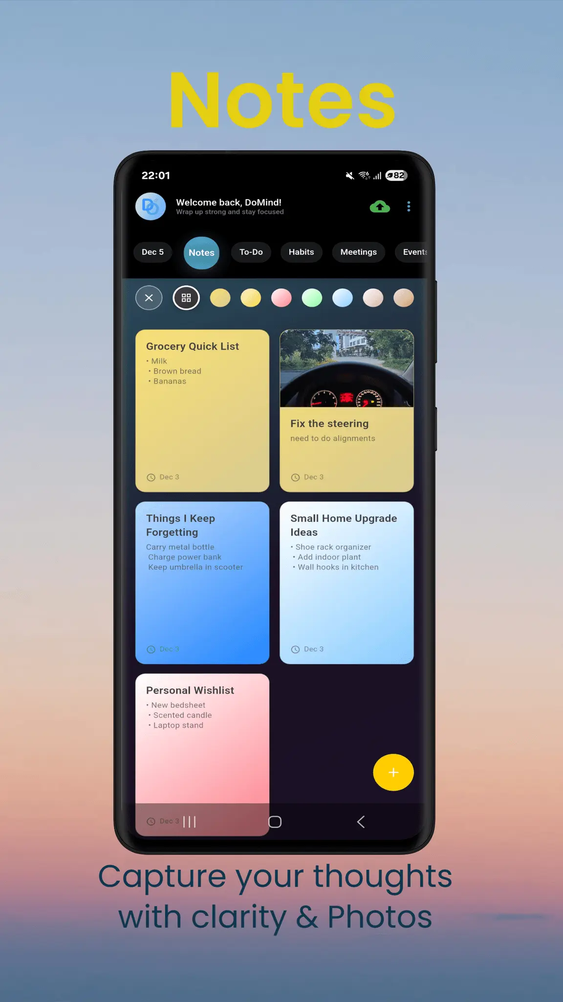 Screenshot 4 of DoMind: Visual Planner & Tasks