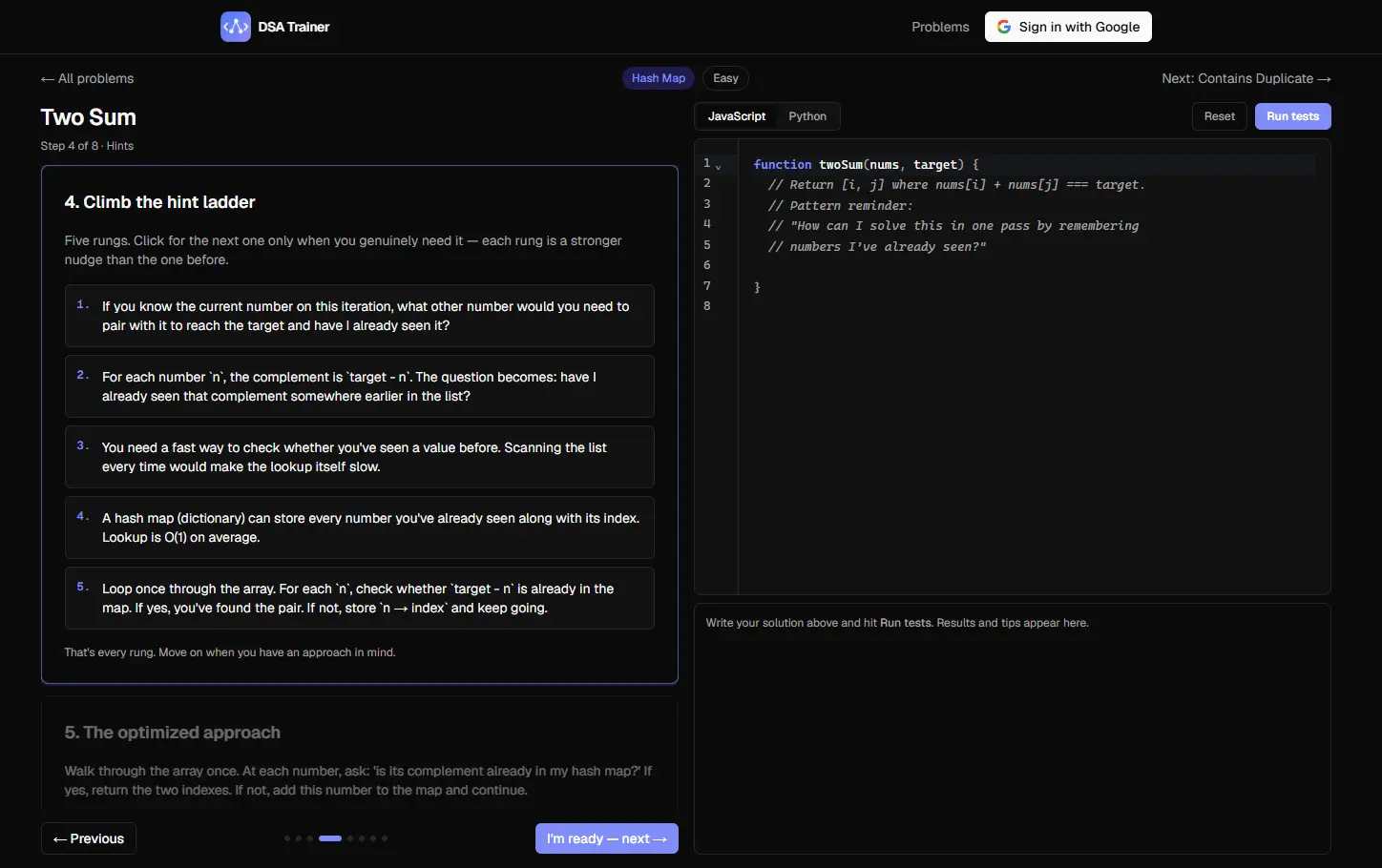 Screenshot 7 of DSA Trainer