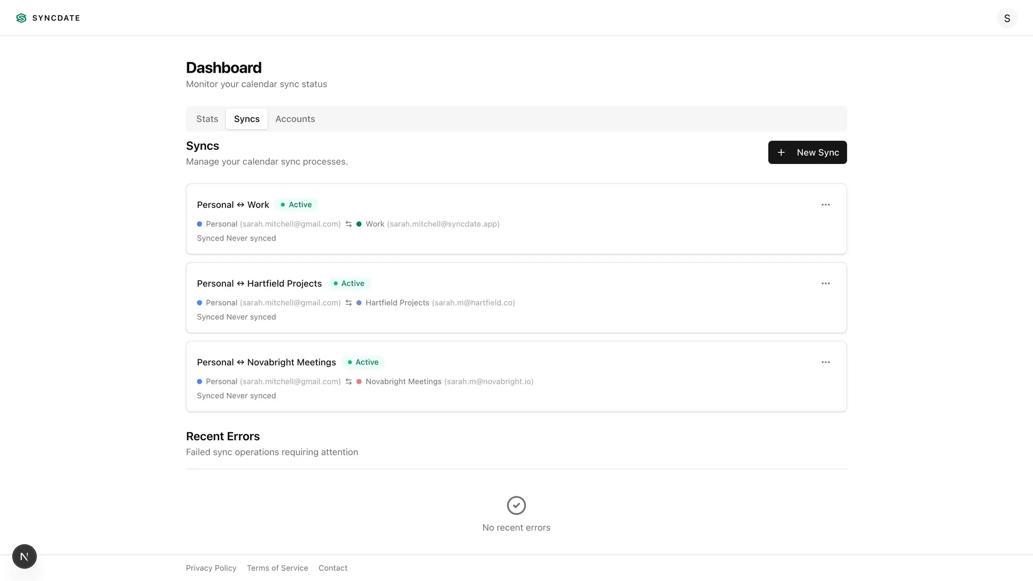 Screenshot 3 of SYNCDATE