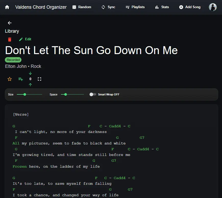 Screenshot 2 of Chord Organizer