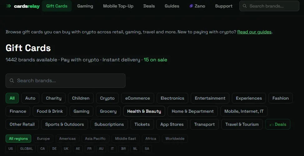 Screenshot 1 of CardsRelay