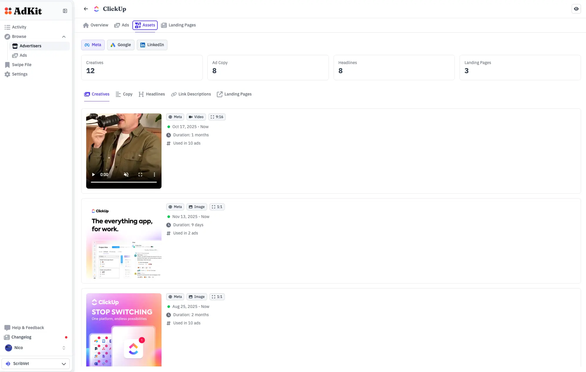Screenshot 5 of AdKit - The Ad Library for SaaS & Mobile
