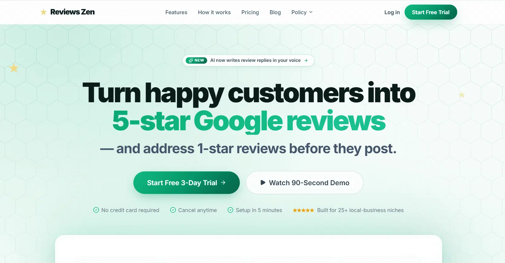 Screenshot 1 of Reviews Zen