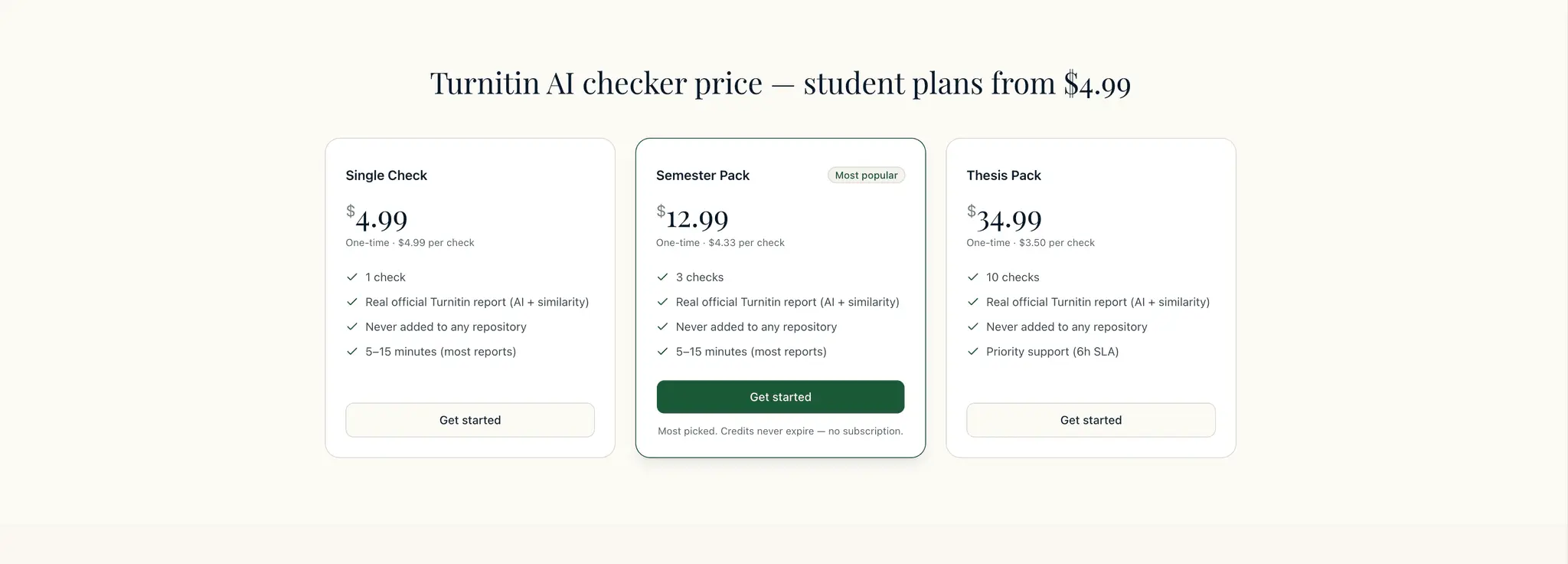 Screenshot 4 of Turnitin AI Checker