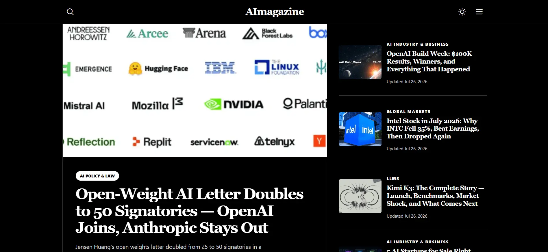 Screenshot 1 of AI Magazine