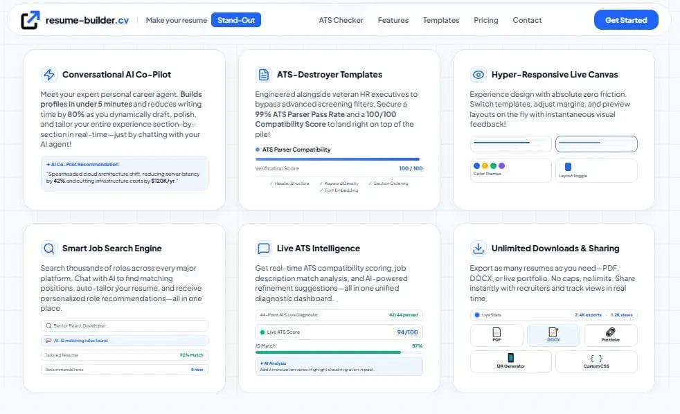 Screenshot 4 of AI Resume Builder | resume-builder.cv