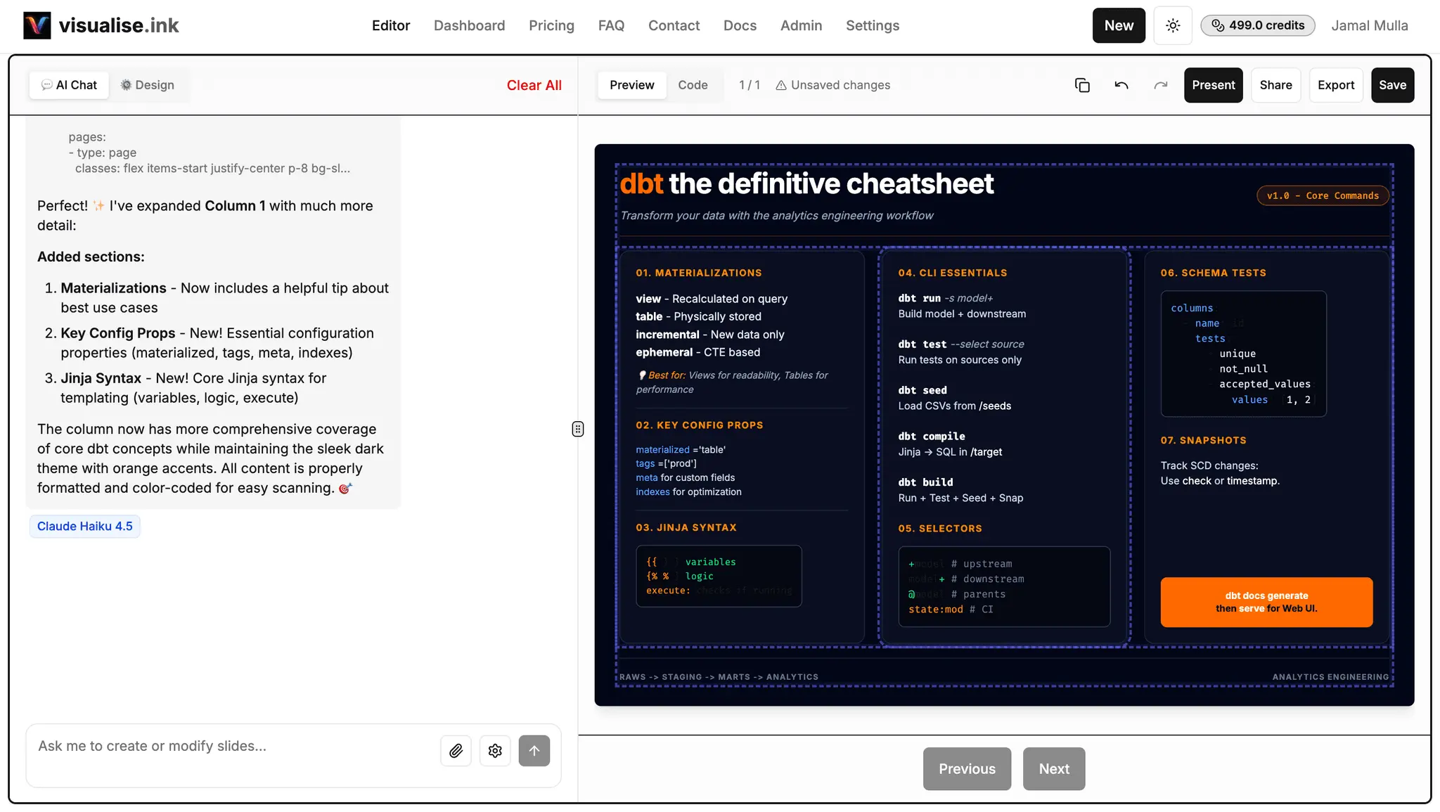 Screenshot 3 of visualise.ink