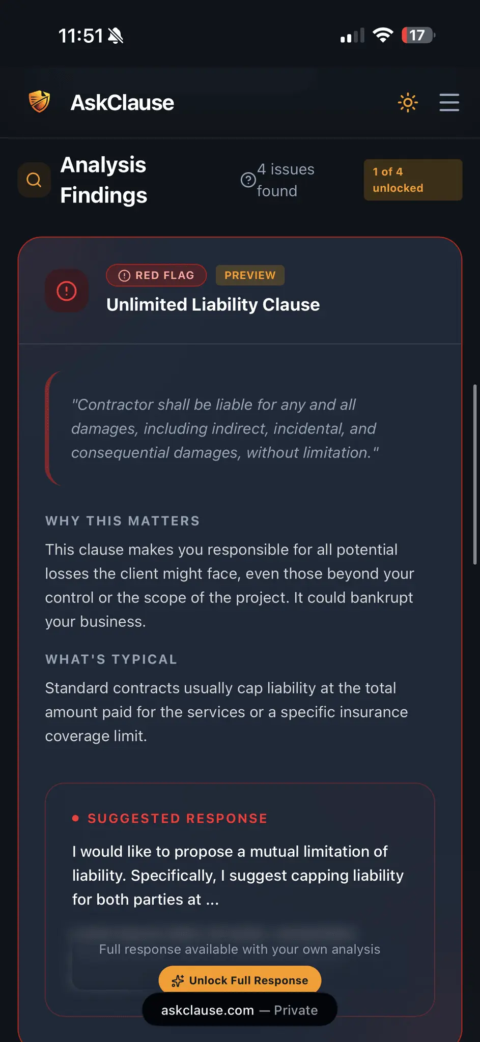 Screenshot 4 of AskClause