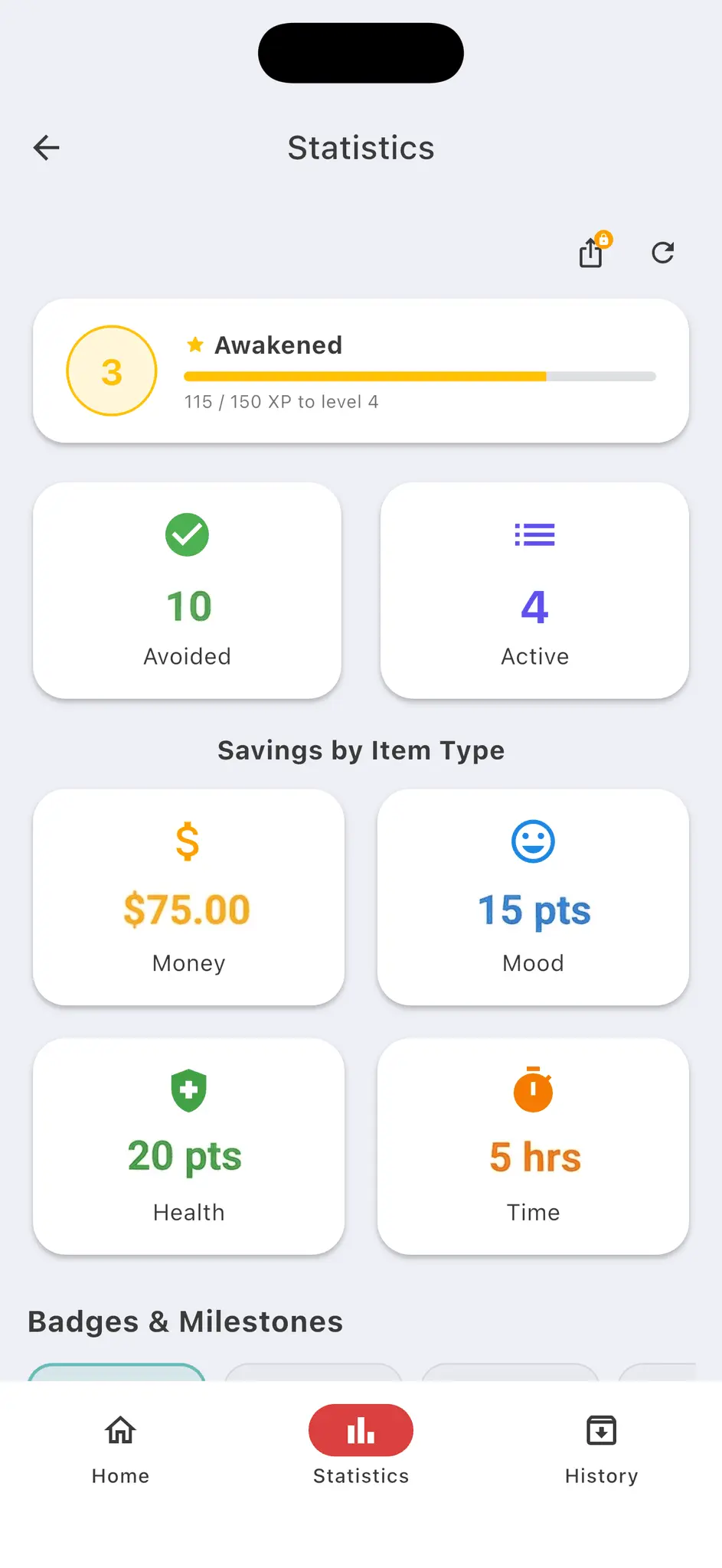 Screenshot 2 of Avoid : Break Bad Habits