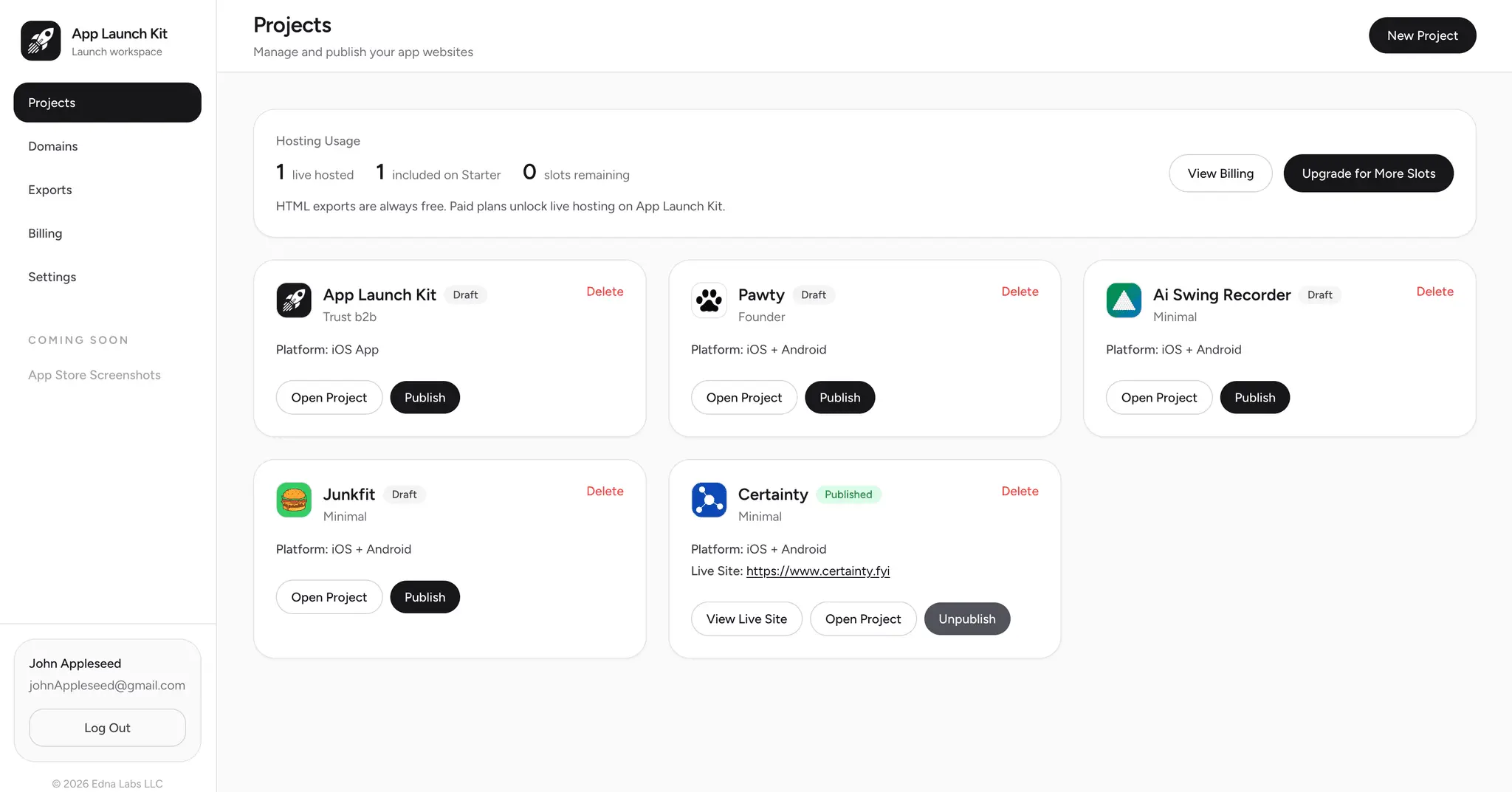 Screenshot 5 of App Launch Kit