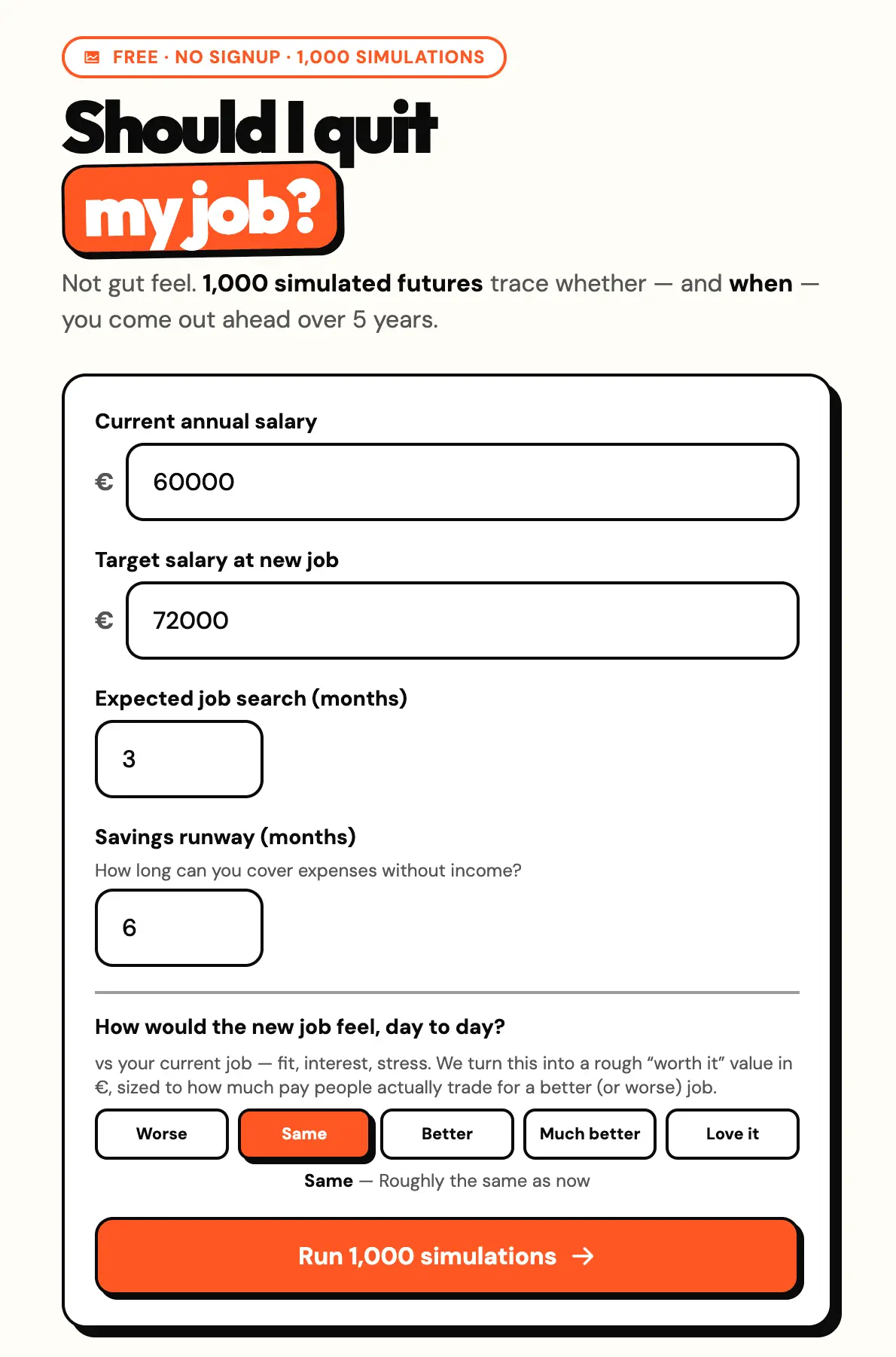 Screenshot 2 of Should I Quit My Job