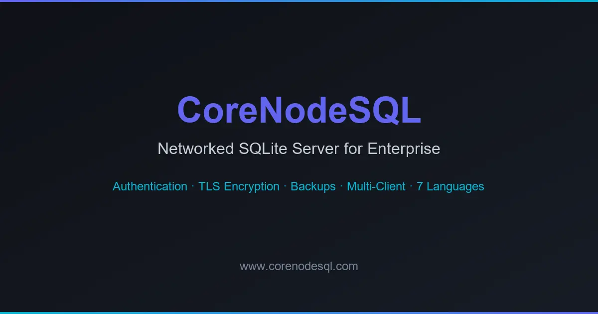 Screenshot 1 of CoreNodeSQL
