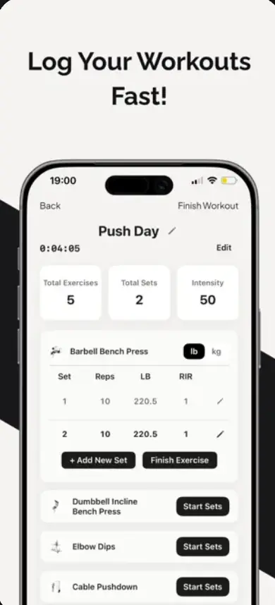 Screenshot 3 of AI Workout Tracker - RepRise