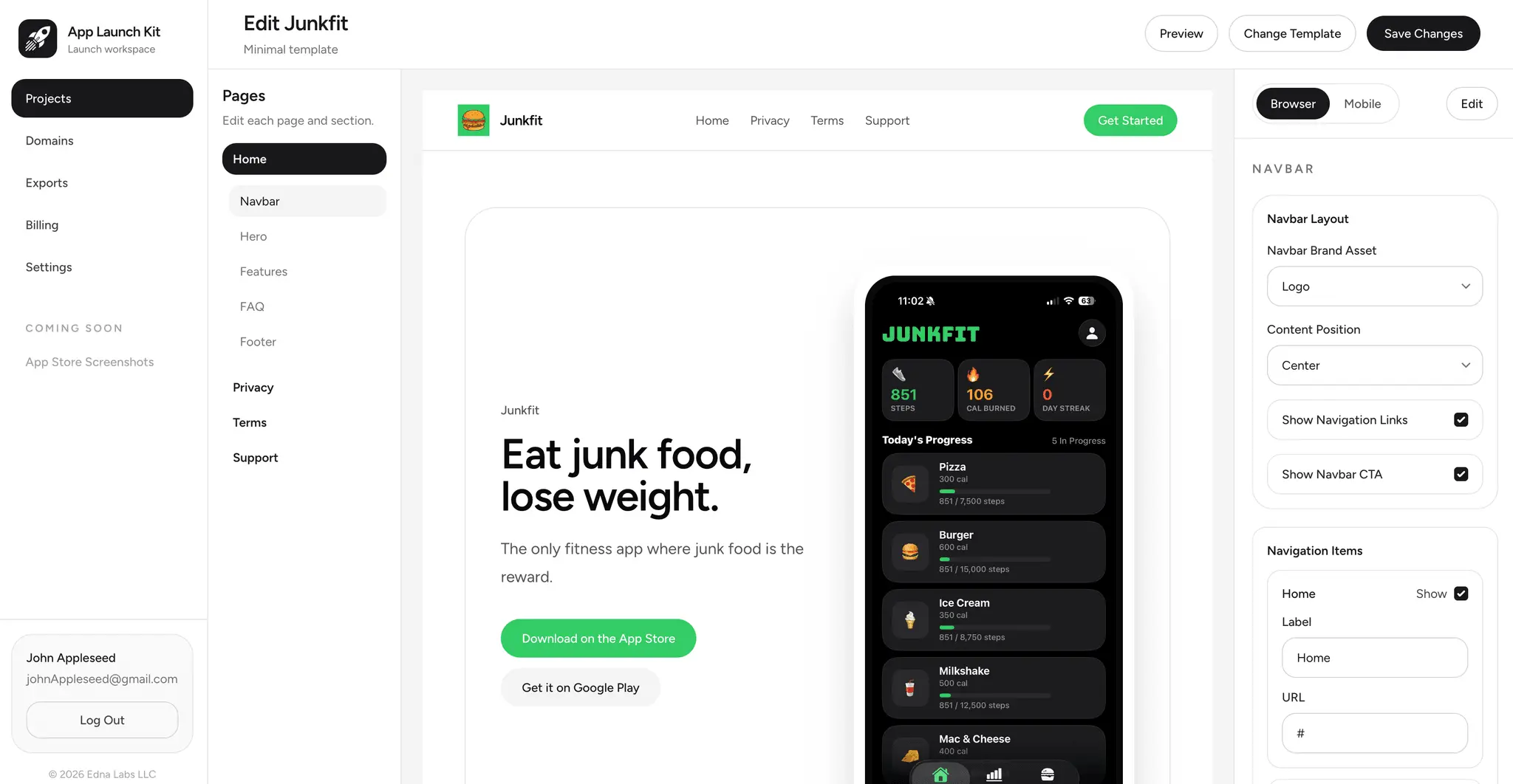 Screenshot 4 of App Launch Kit