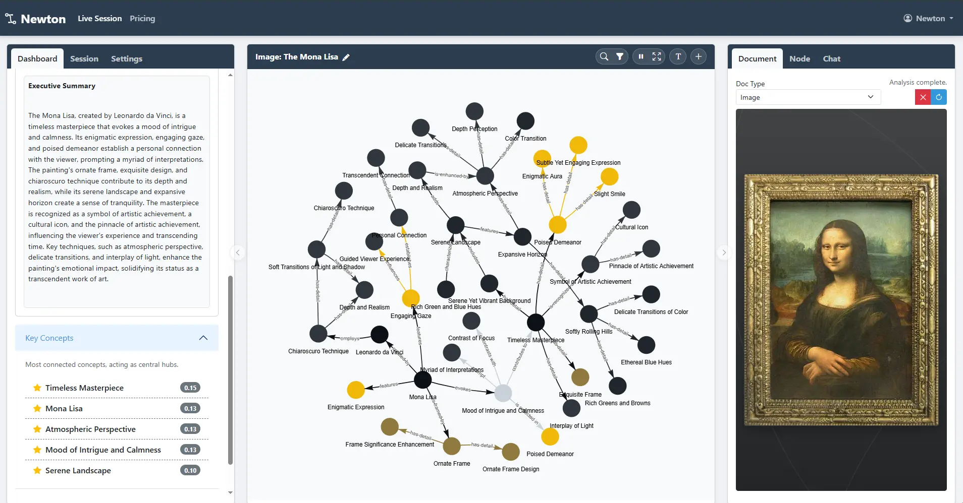 Screenshot 4 of Newton Knowledge Graph