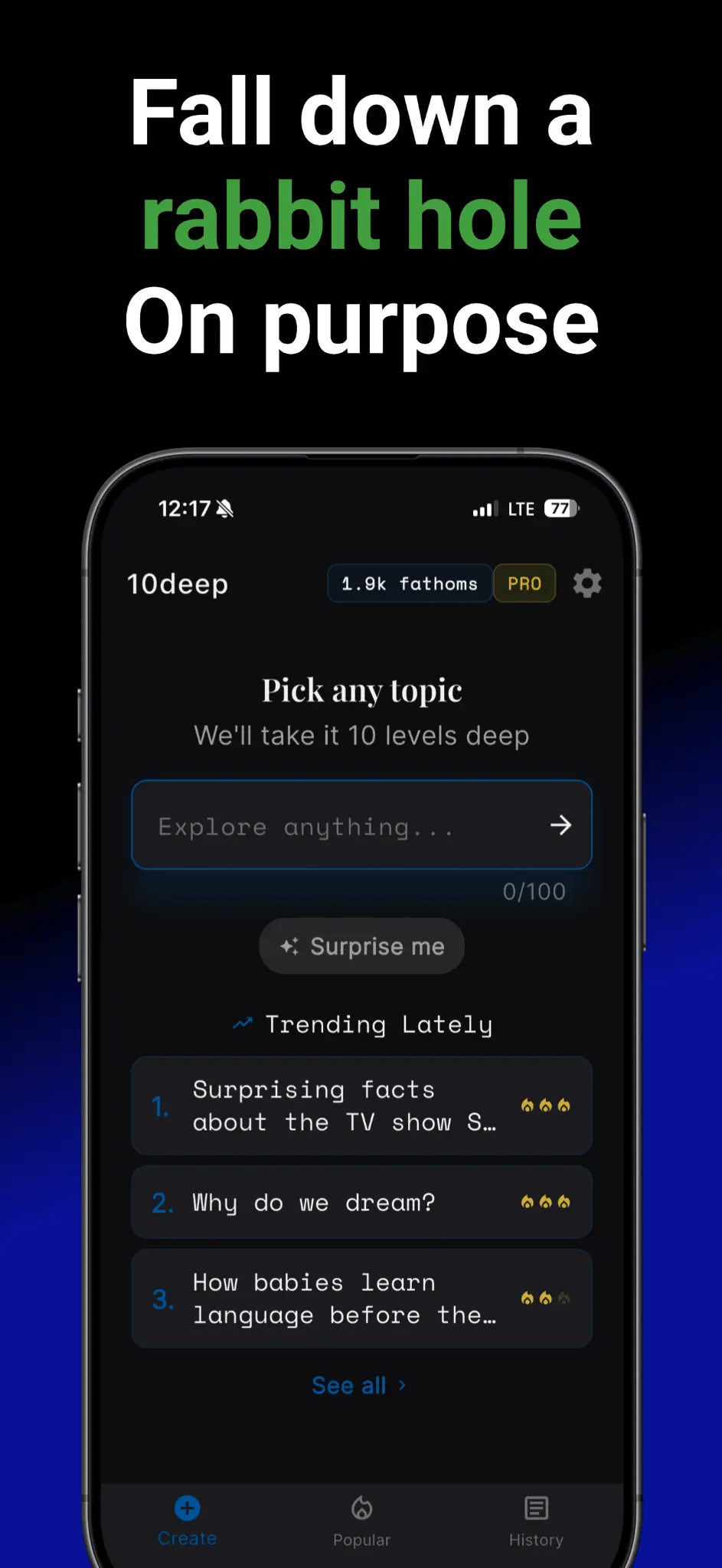 Screenshot 1 of 10deep