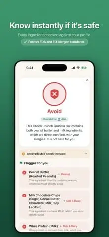 Screenshot 2 of SafeBite: AI Allergy Scanner