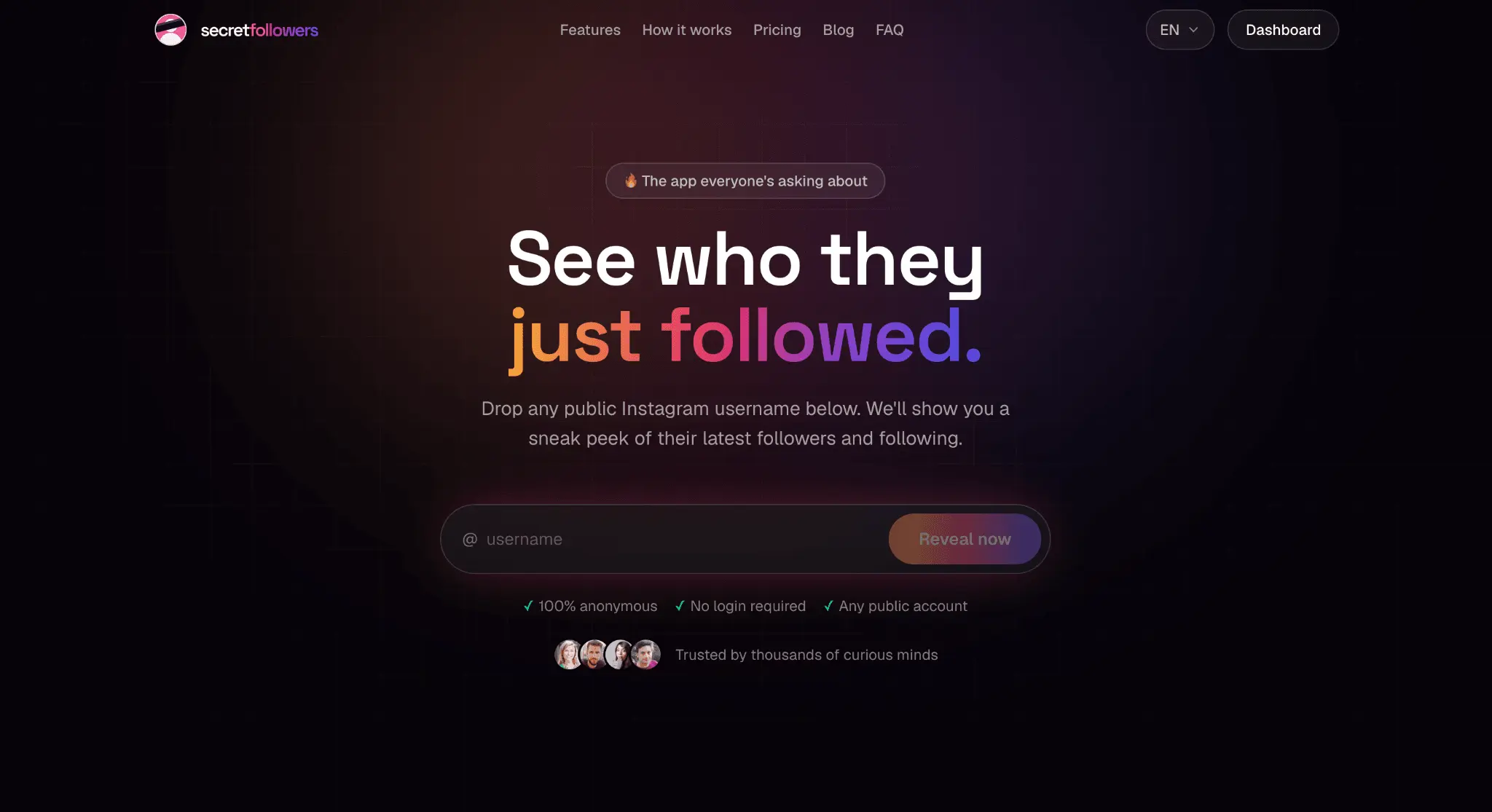 Screenshot 1 of Secret Followers