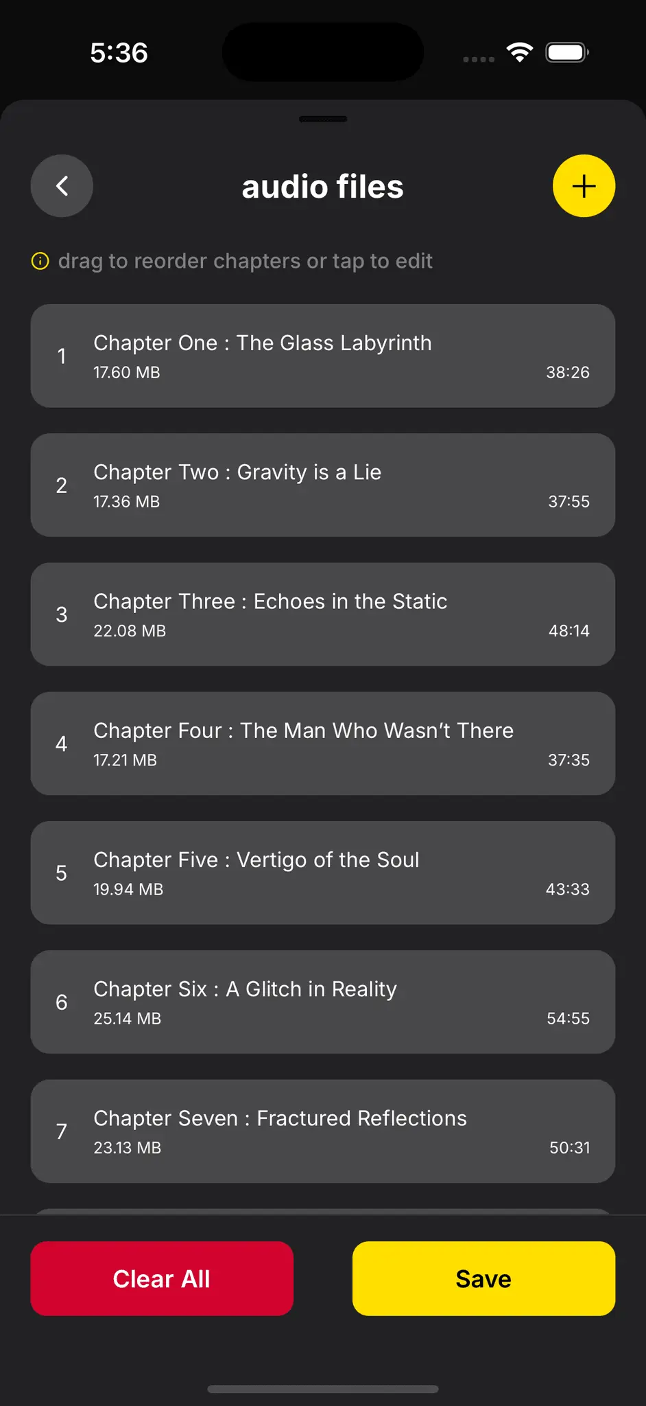 Screenshot 2 of M4Bindr : Audiobook Maker