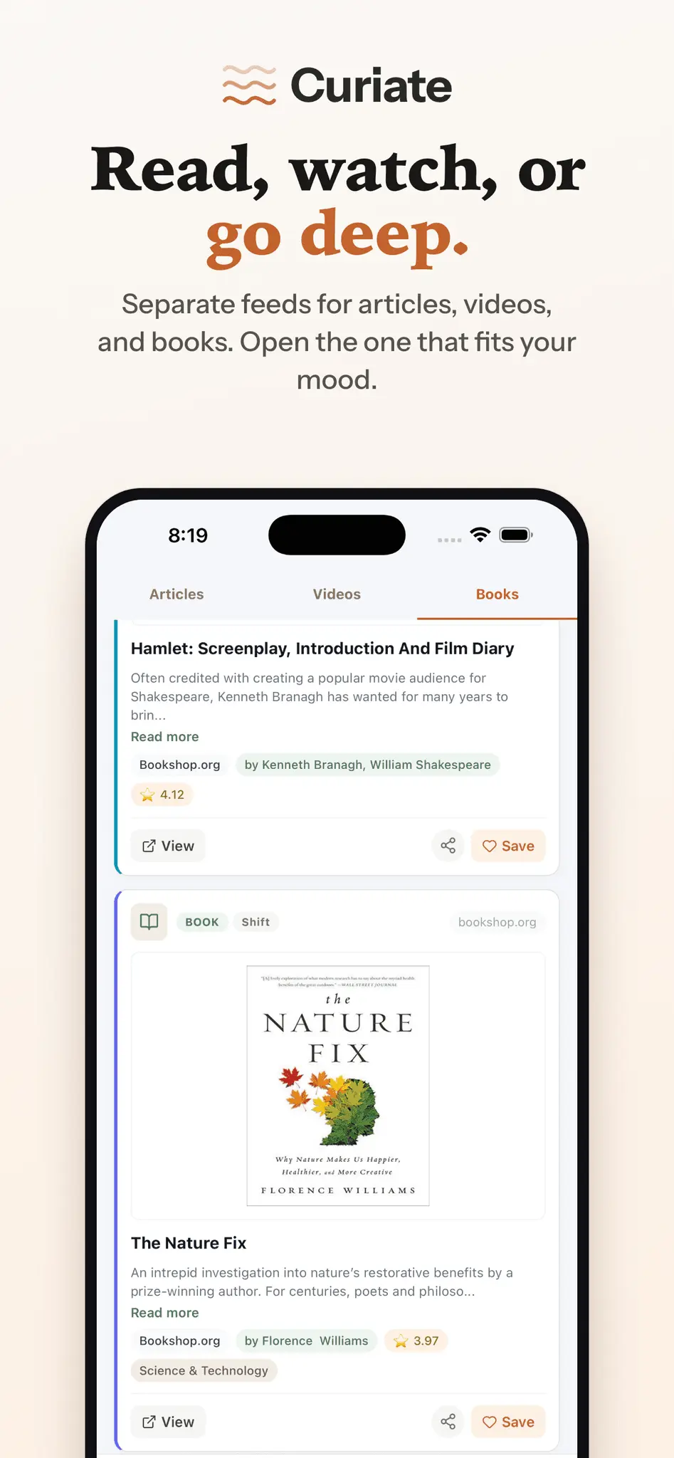 Screenshot 6 of Curiate