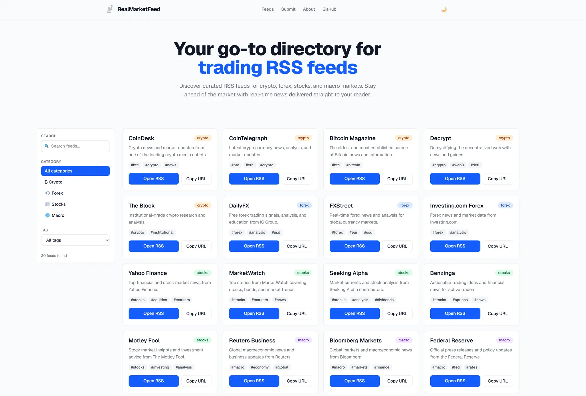 Screenshot 1 of RealMarketFeed