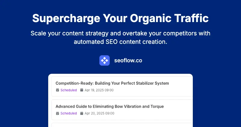 Screenshot 1 of SeoFlow - Improve Search Engine Rankings