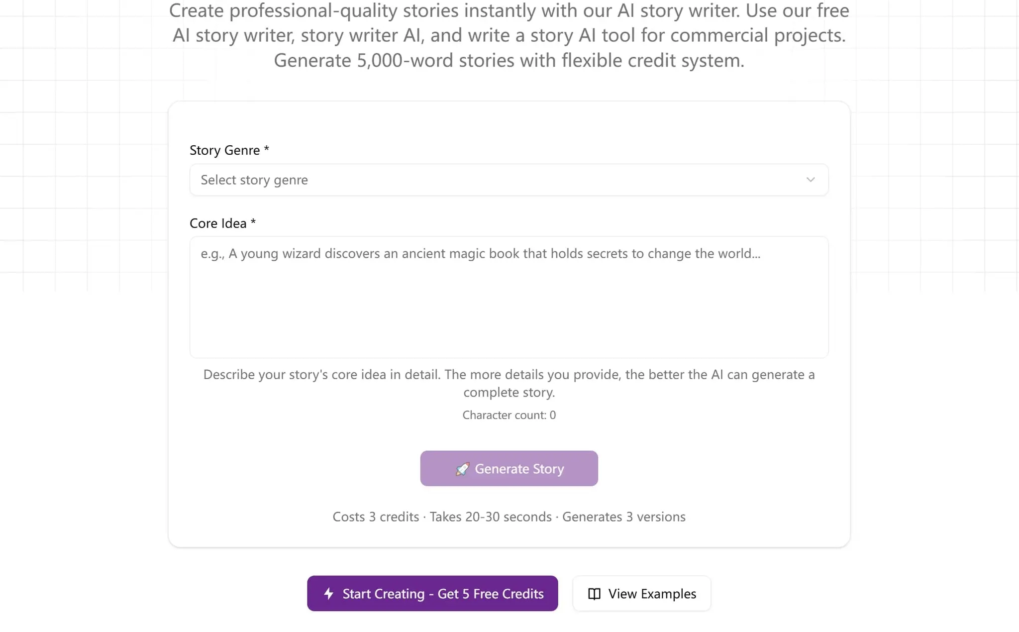 Screenshot 3 of AI Story Generator