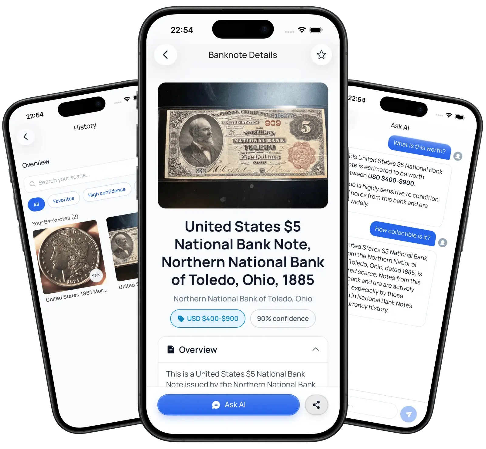 Screenshot 1 of Banknote Identifier