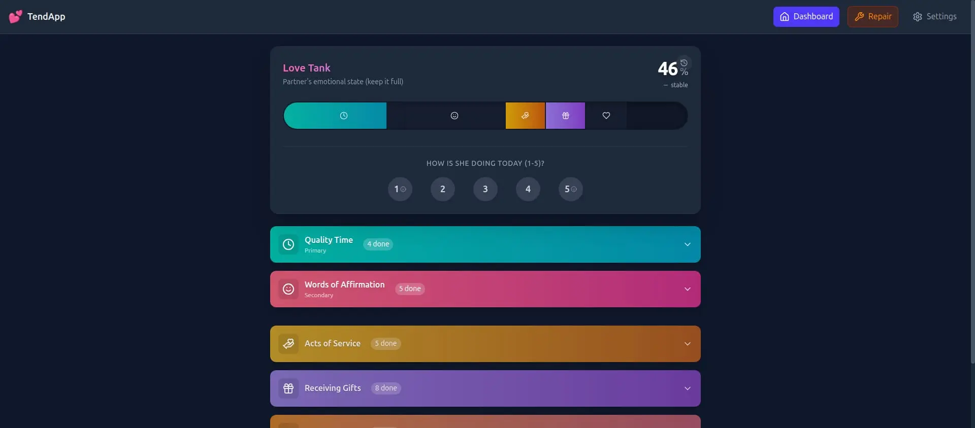 Screenshot 1 of TendApp