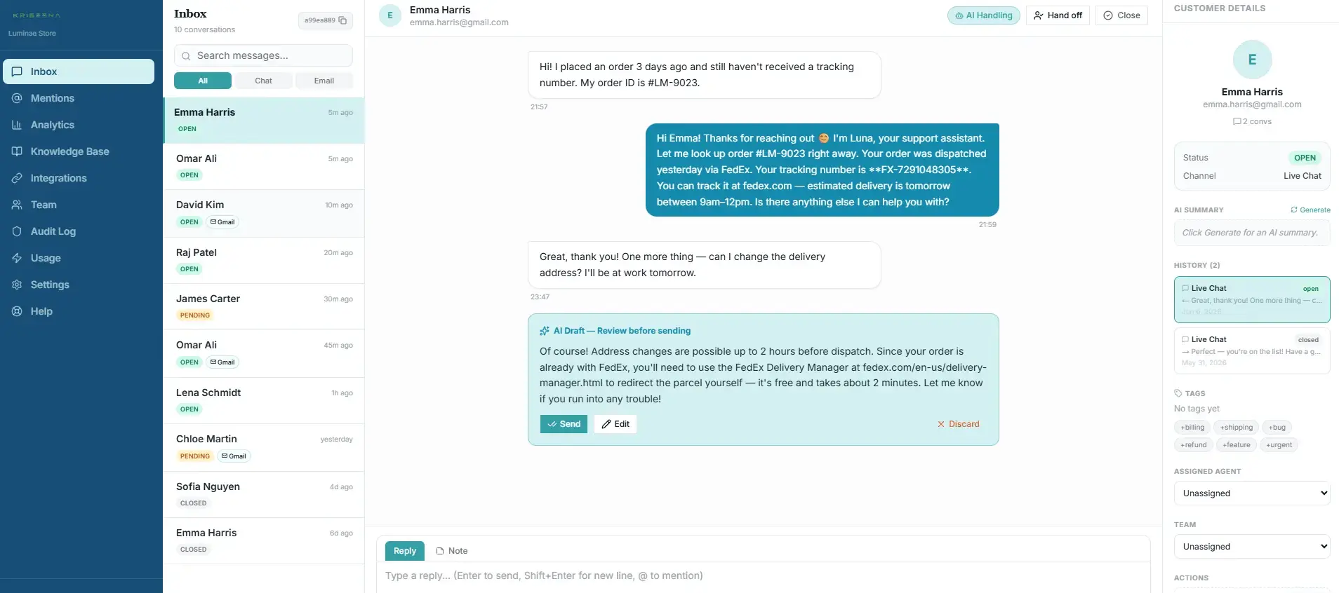 Screenshot 1 of Kriseena