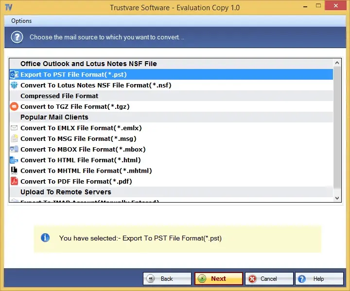 Screenshot 3 of TrustVare MBOX to HTML Converter