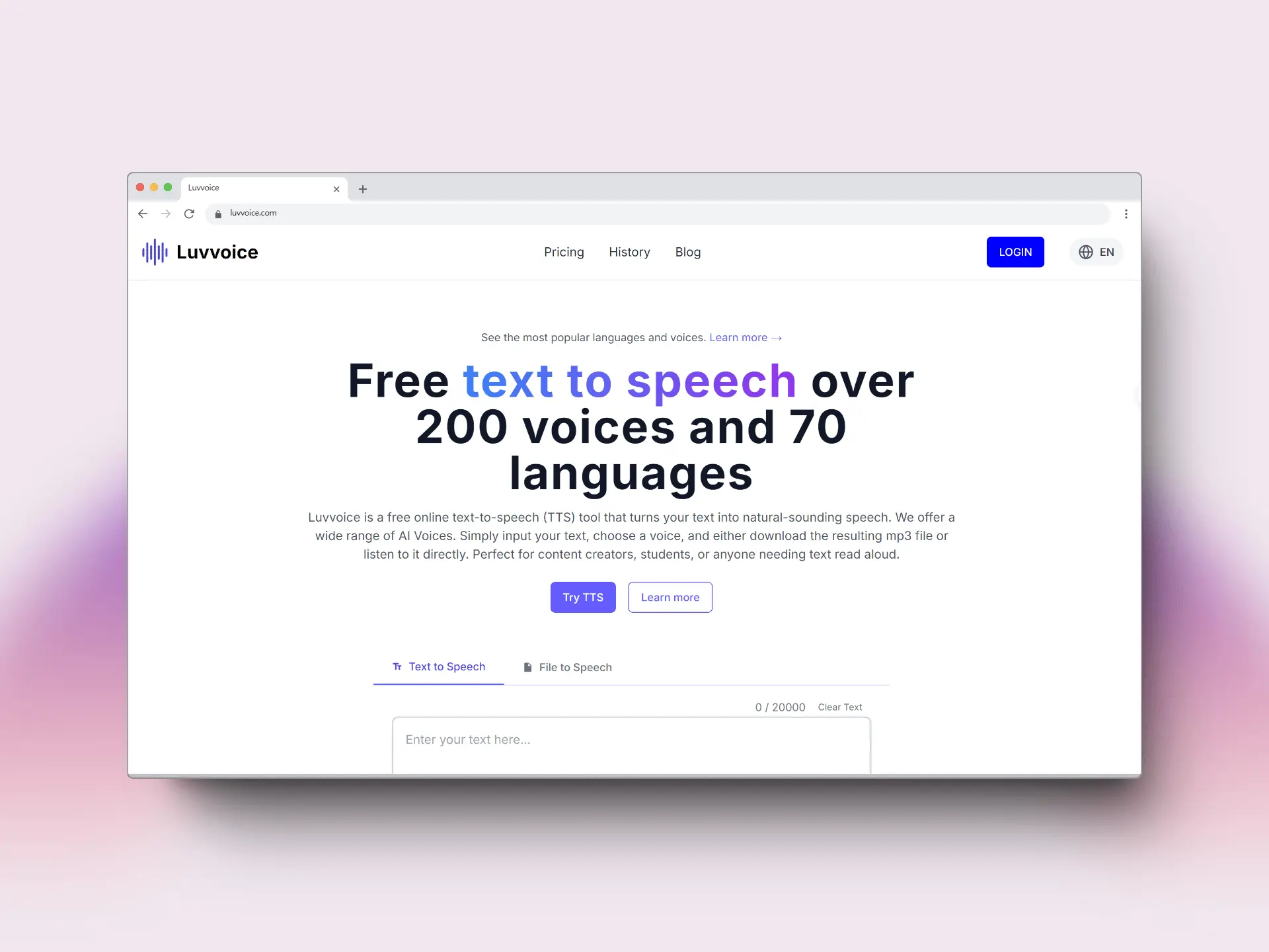 Screenshot 1 of Luvvoice