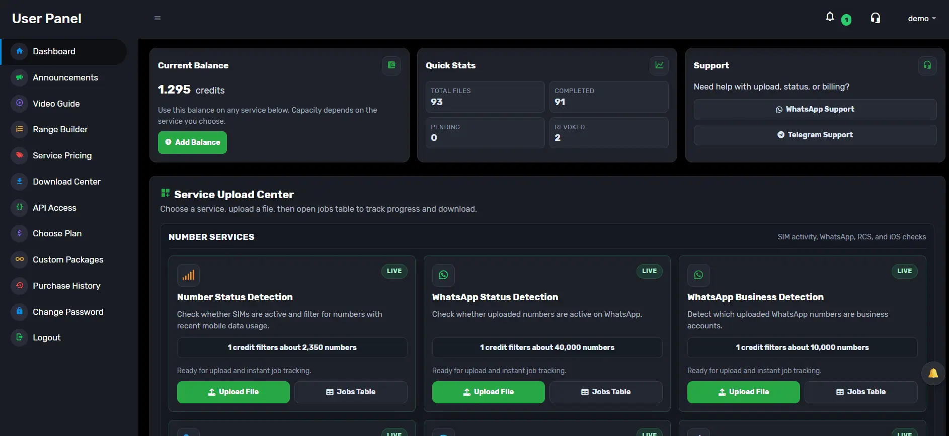 Screenshot 2 of NumberChecker.cloud