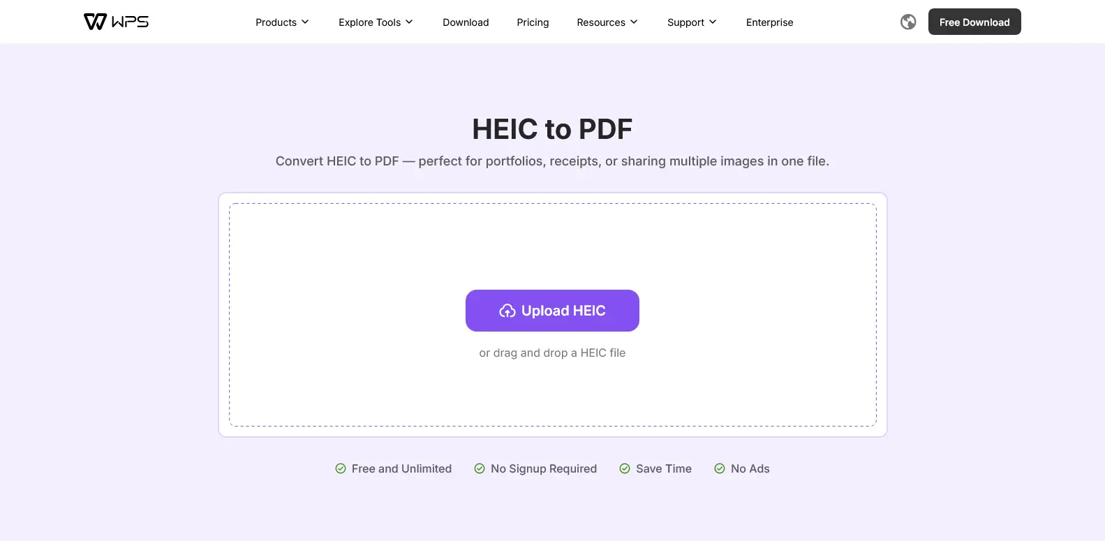 Screenshot 1 of HEIC to PDF