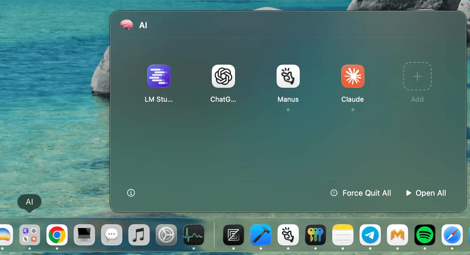 Screenshot 2 of Dock Groups