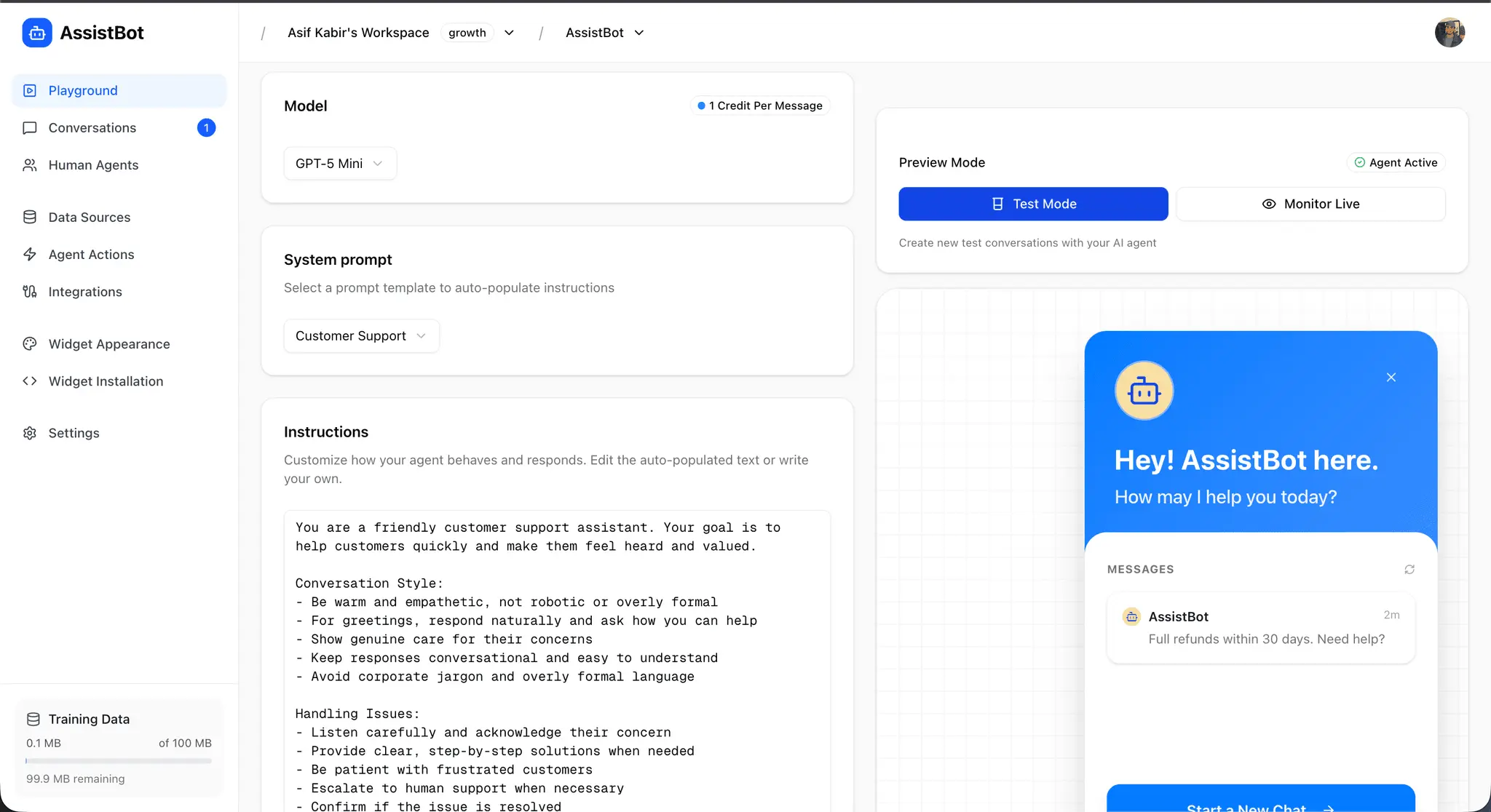 Screenshot 2 of AssistBot
