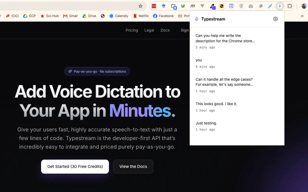 Screenshot 2 of Typestream