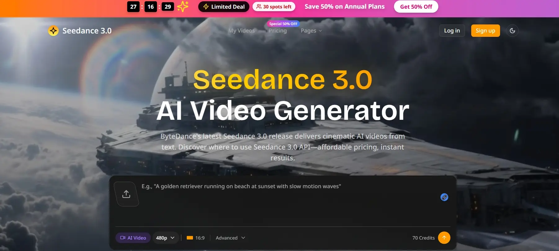 Screenshot 1 of Seedance 3.0