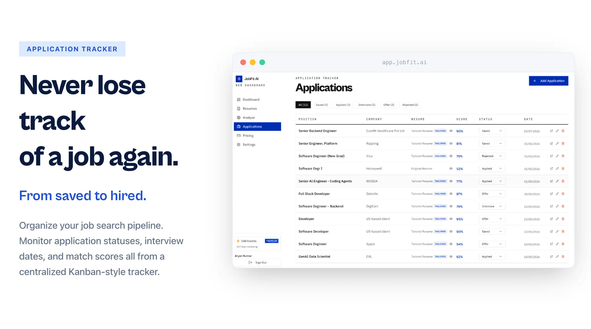 Screenshot 10 of JobFit AI - Resume Tailoring & Scoring