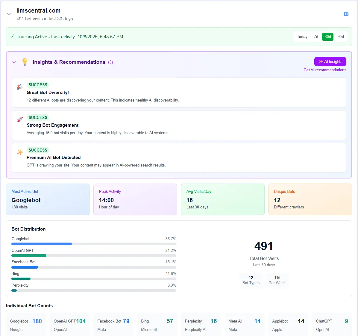 Screenshot 3 of LLMS Central