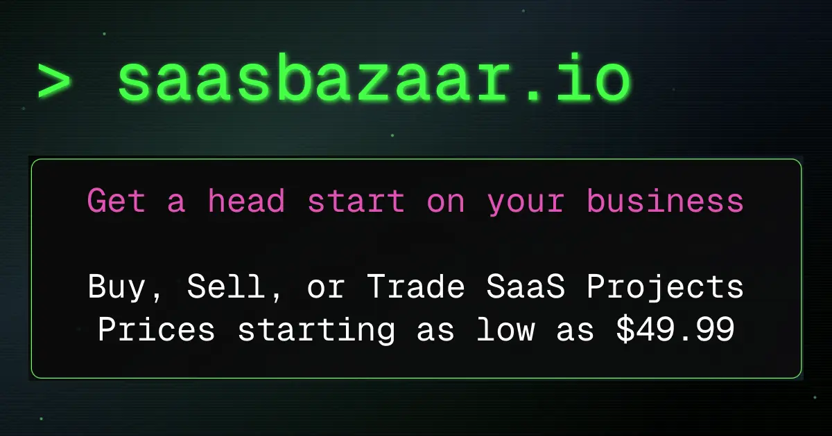 Screenshot 1 of SaaS Bazaar