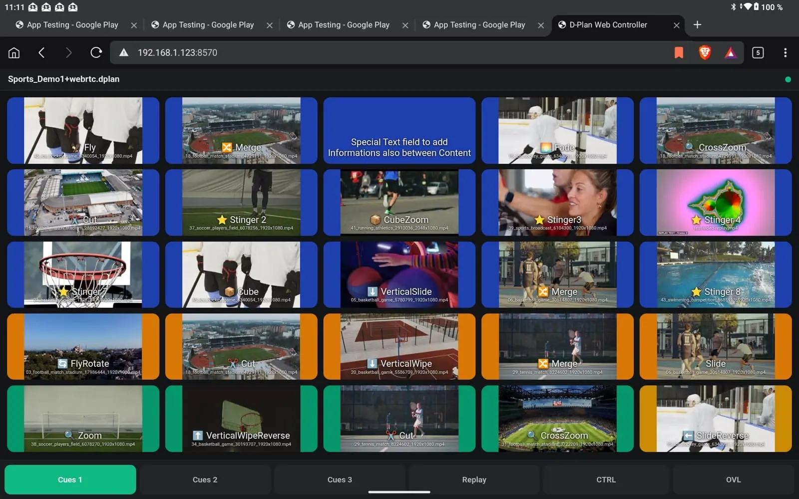Screenshot 3 of Directors Plan for vMix