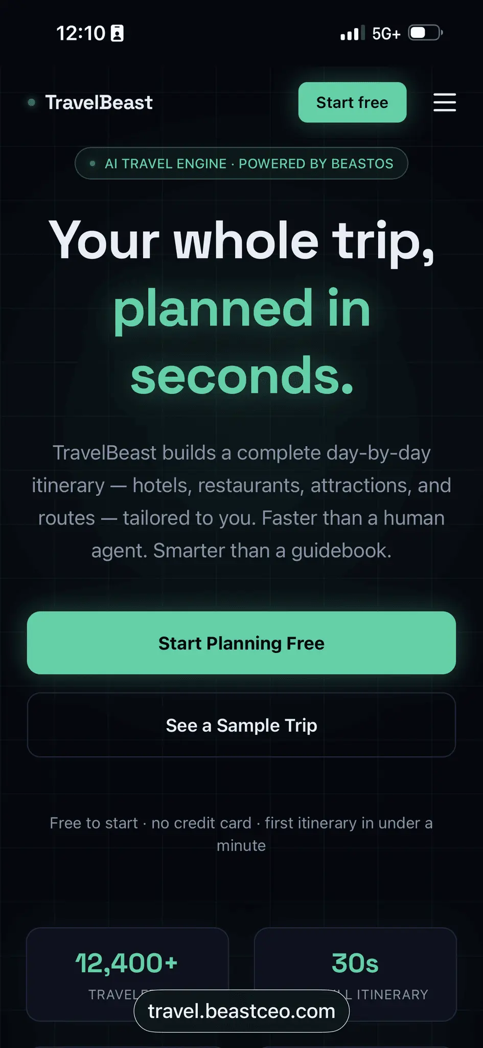 Screenshot 1 of TravelBeast