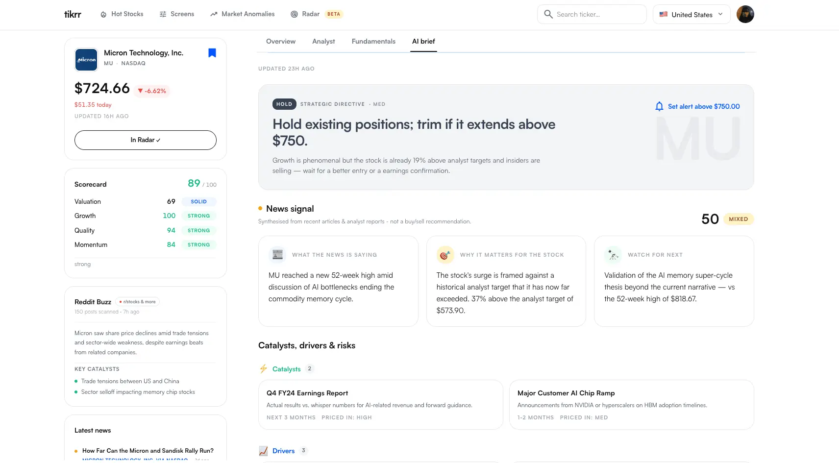 Screenshot 4 of Tikrr - Stock Market in 5 mins